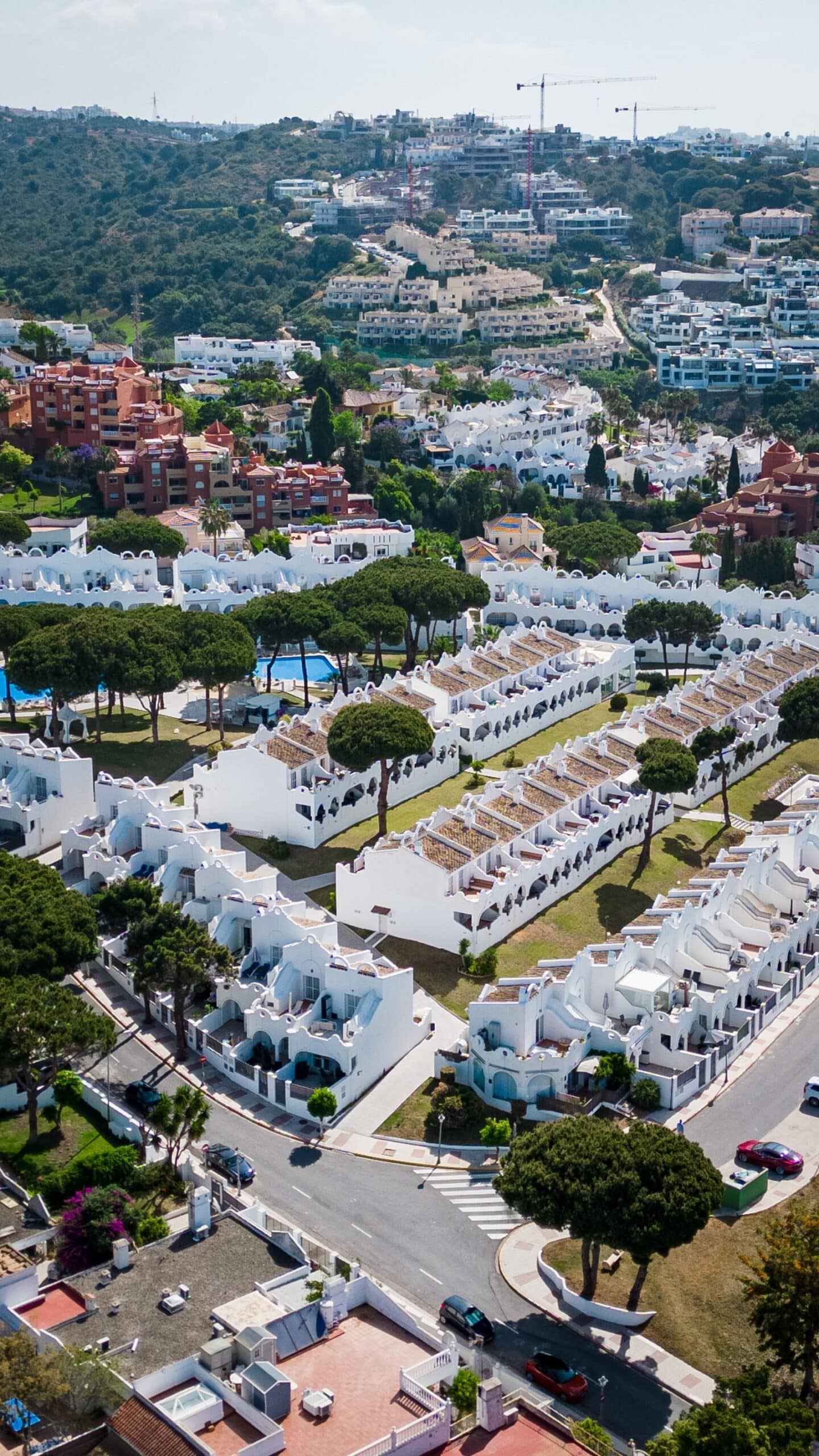 Villa plots — demarcated plots in a sanctioned layout where you build the house