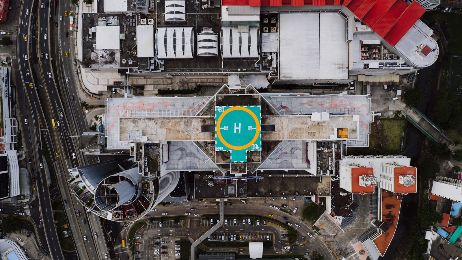 Plotted layouts — a sanctioned plotted scheme seen from above