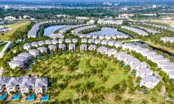 Aerial view of a green planned township — Lords of the Lands